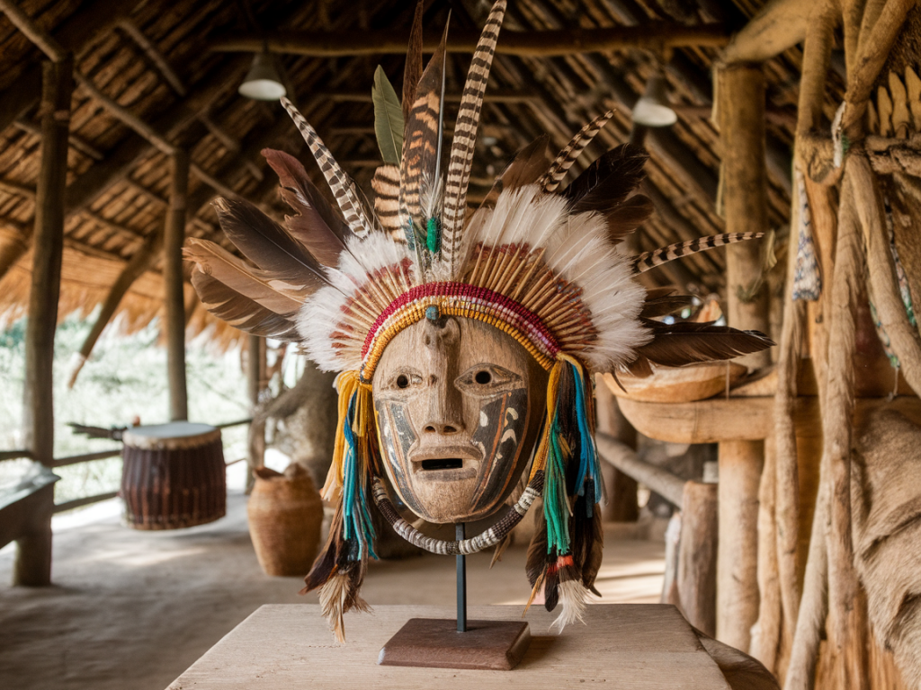how can a village museum translate a returned ritual mask into sustainable cultural renewal
