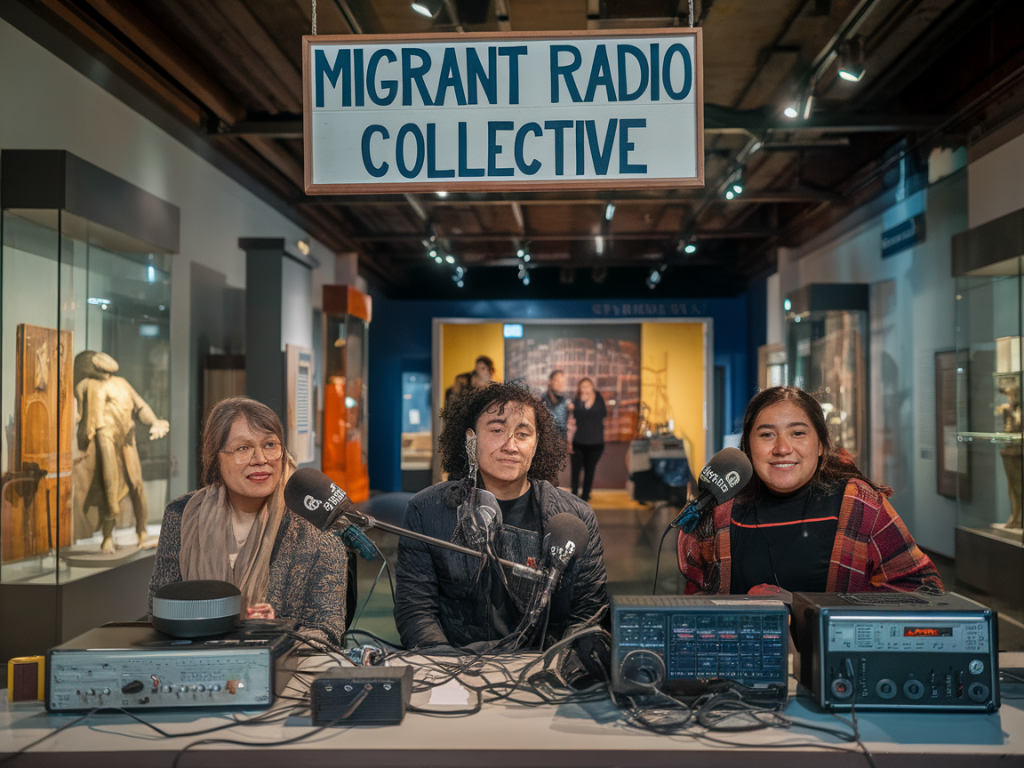 How did a migrant-run radio collective change a city museum’s labour narratives?