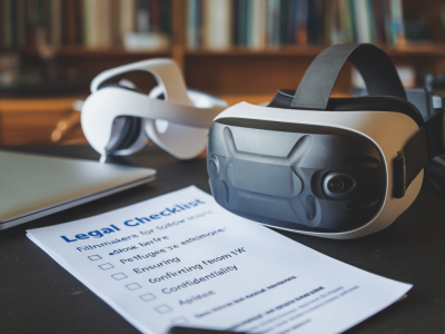What legal checklist should filmmakers follow before adapting a refugee’s oral testimony into a VR experience?