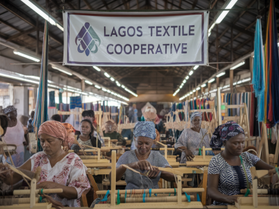 What governance model lets a Lagos textile cooperative export ase threads while protecting ritual authorship?