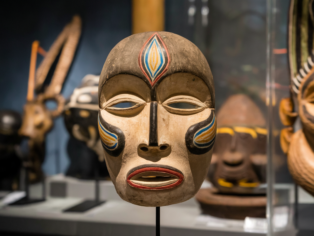 How can a returned ritual mask fund community schools without turning ceremonies into tourist spectacles?