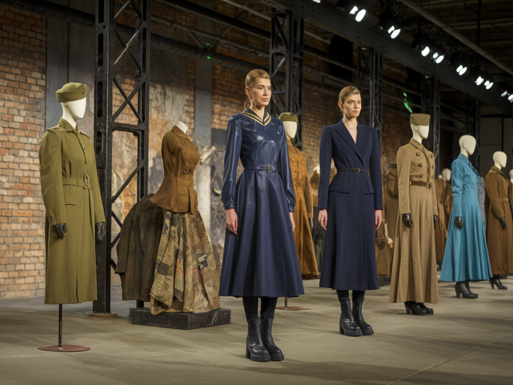 How contemporary fashion designers mine archival uniforms without erasing labor histories